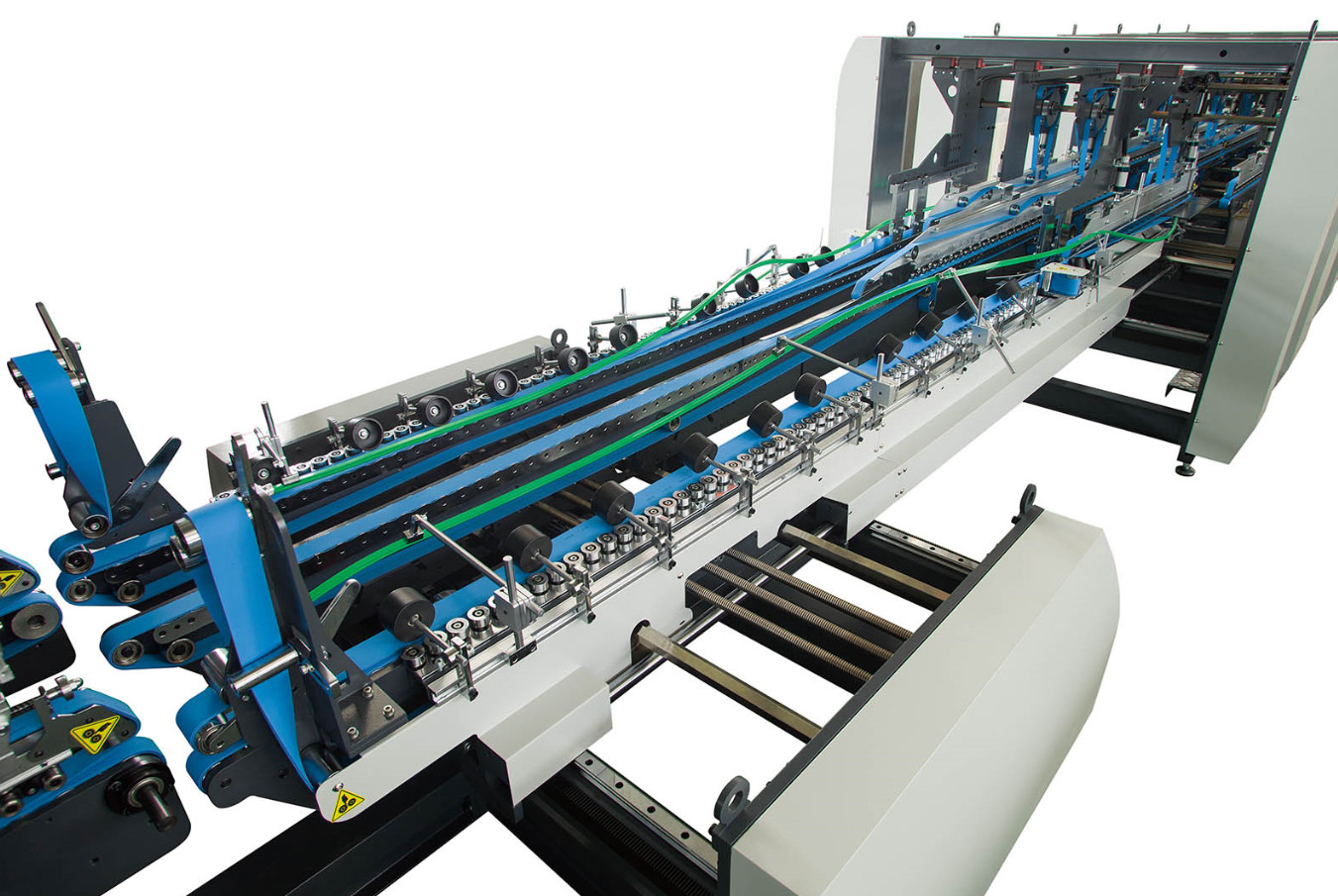 300-800gsm Five Layer Corrugated Carton Folder Gluer Automatic Folder Gluing Machine