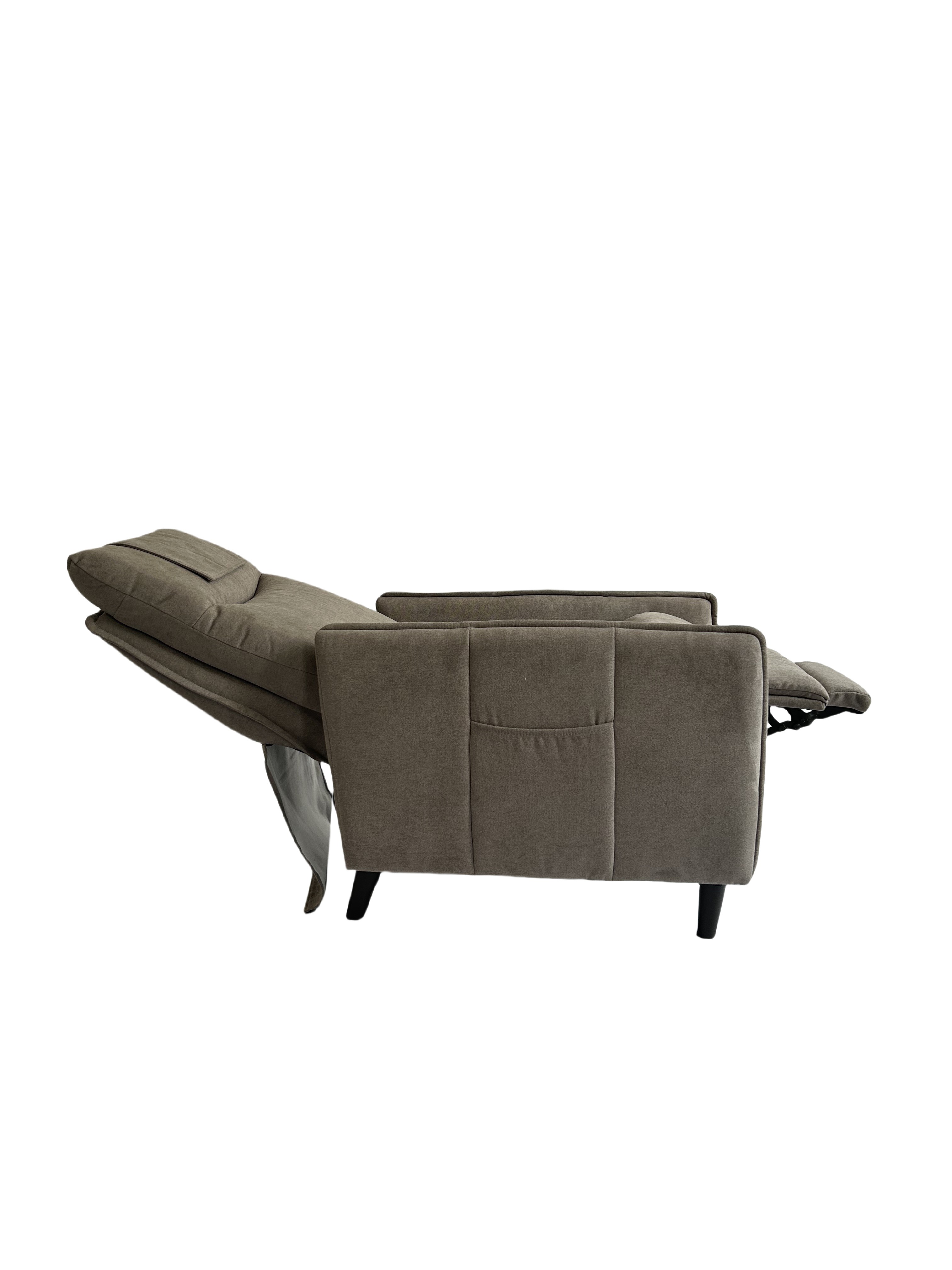 Single Push Back Recliner Chairs Great Comfortable fabric Living Room Sofa Style Modular With Cheapest Price