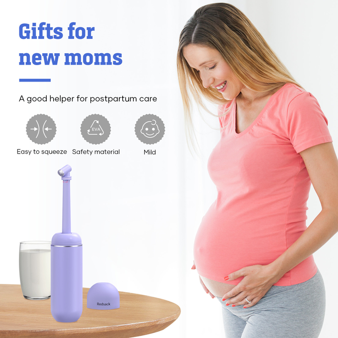 Travel Portable Bidet White EVA Material For Postpartum Care Baby Washing Use