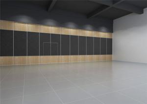 Buy cheap Soundproof Wooden Foldable Movable Partition Walls For Meeting Room / Exhibition Hall product