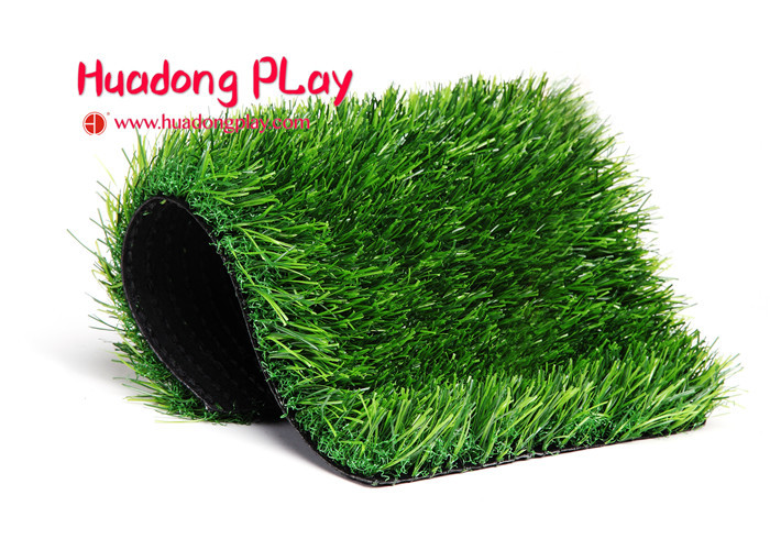 Short Artificial Turf Grass Good Drainage Performance Nontoxic High Rebound Resilience