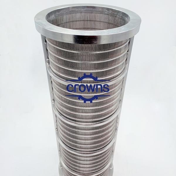 Corrosion Resistant Wedge Wire Screen Pipe for Oil Wells and Durability Guaranteed