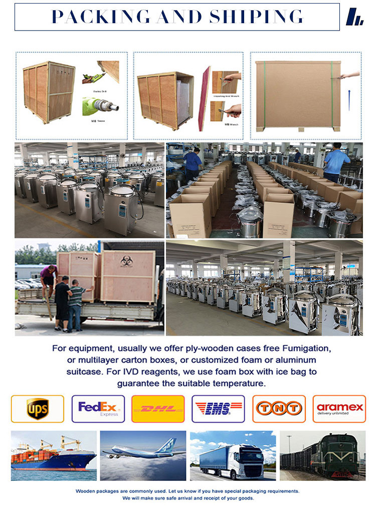 Electric Heating Sterilizer Autoclave 0.16 Mpa Portable Laboratory Steam Autoclave