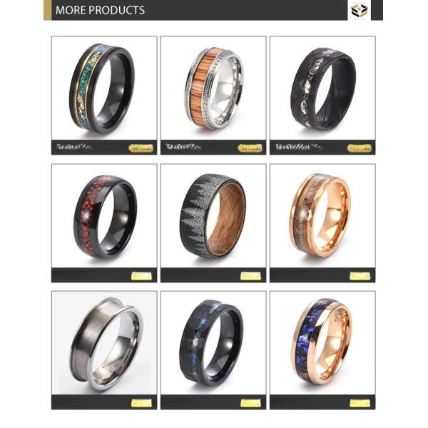 Walnut Wooden Ring Box Solid Wood Packaging Boxes Custom Logo 60*40*36mm