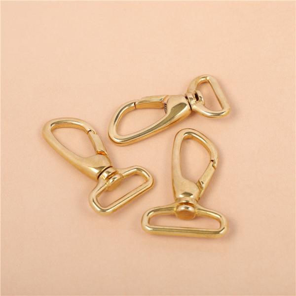 100% brass Swivel Hook Dive Single Ended Swivel Eye Bolt Hook Buckle Pure copper rotating dog buckle
