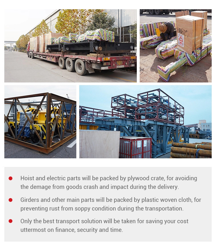 Box Type 25t/5t Double Beam Gantry Crane Railway Station use