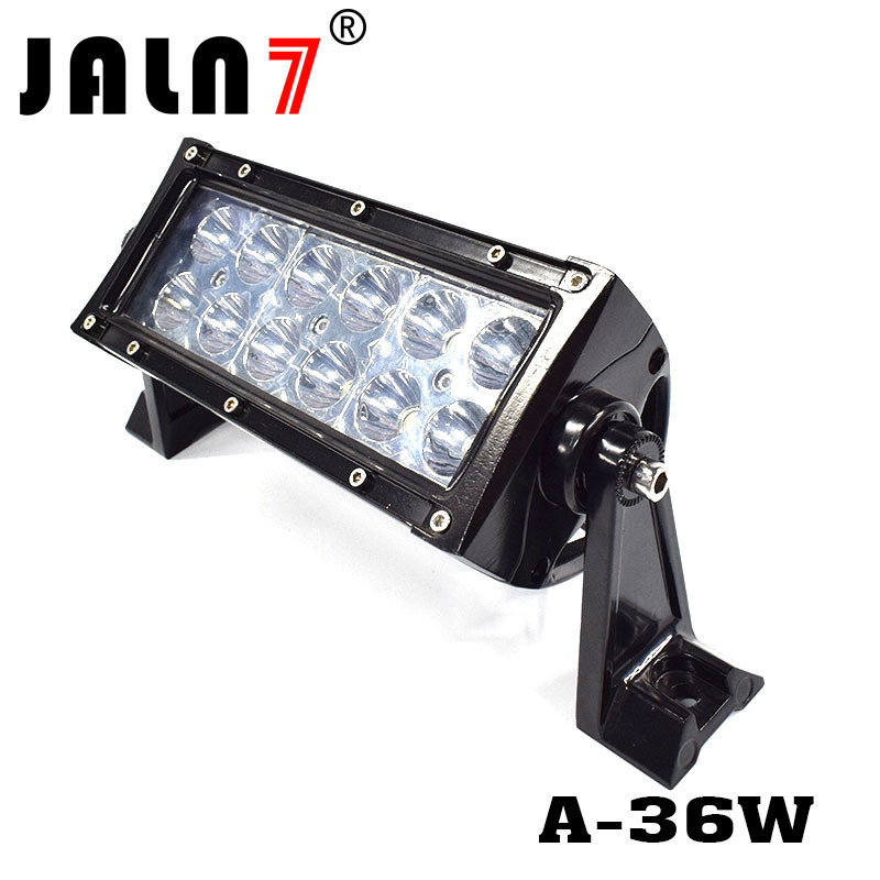 LED Light Bar JALN7 7.5Inch 36W Spot Flood Combo LED Driving Lamp Super Bright Off Road Lights LED Work Light Boat Jeep