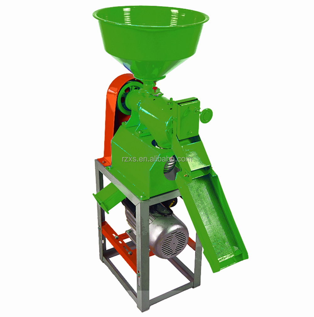 6n70 Mini Rice Milling Machine with Gasoline Engine and De-stoner at Competitive