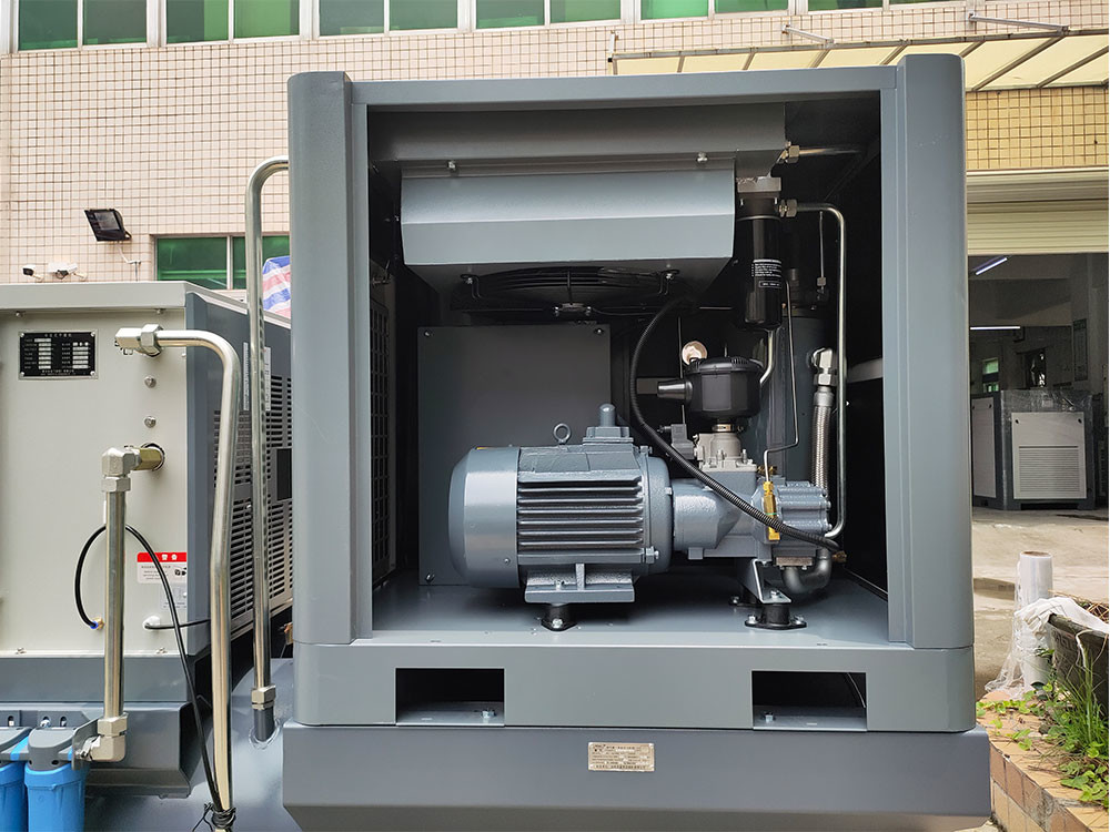 Economical 15kw 20HP Durable Air dryer Combined Screw Air Compressor