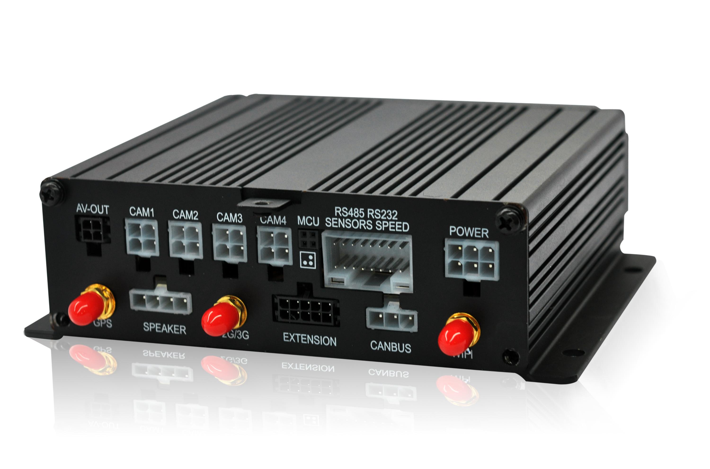 4CH CCTV Vehicle security HDD Mobile DVR with G-sensor ,3G and GPS 4 CH SD WIFI Mobile DVR single SD card support 128G