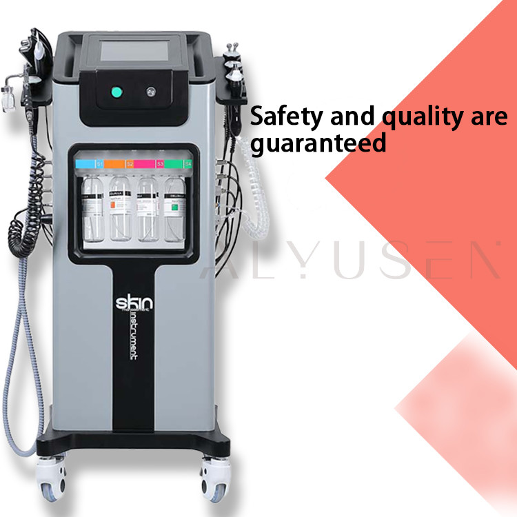 Oxygen Facial Hydra Beauty Machine 8 In 1 Ultrasonic RF Cooling Hammer Equipment
