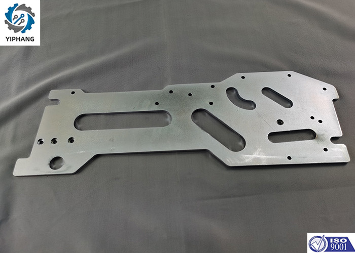 Galvanized Medical Sheet Metal Fabrication 5mm Inspection Equipment Shaft Holder Plate