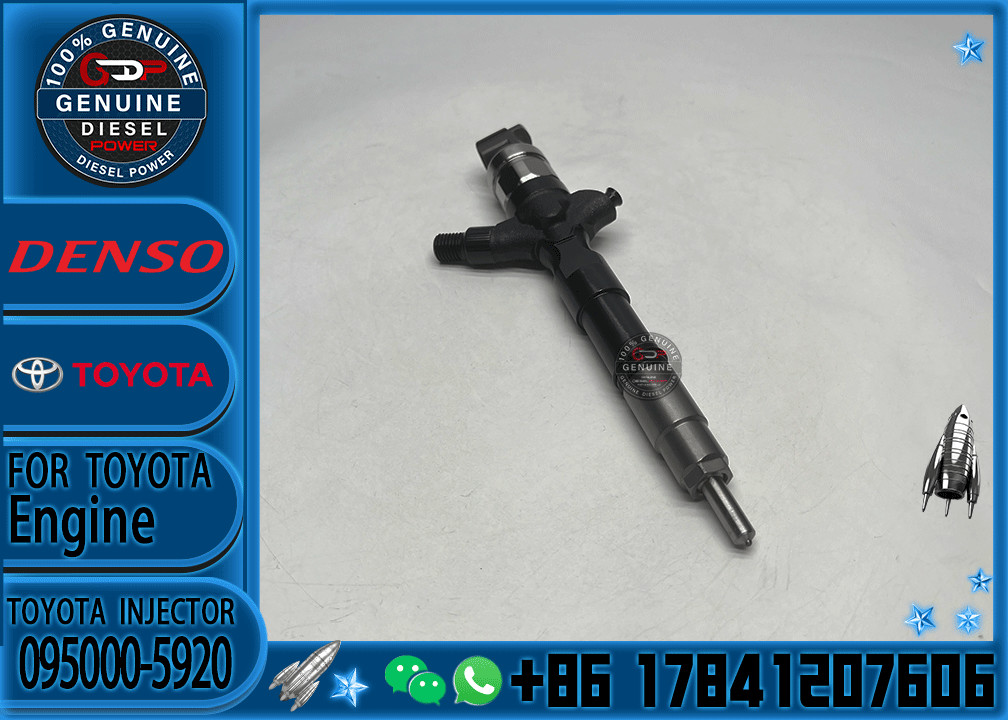 Diesel Injector 095000-5920 23670-09070 Fuel injector for Toyota Hilux 1KD-FTV 3.0L