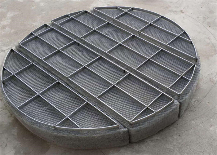 Cellular Structure Stainless Steel Knitmesh Demister Alkali Resistant