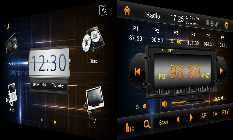 Car wholesaler dvd gps for Toyota RAV4 (2006-2012) with VCD TV Steering wheel control car auto stereo radio OCB-7015