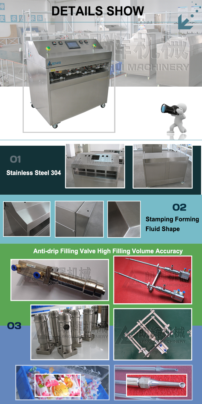 Jelly | Ice Pop Filling Machine for Various Shape bag | Pre-Shaped Bag