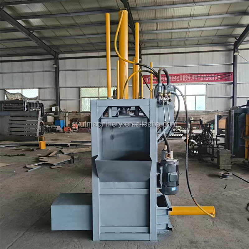 Wood Sawdust Hay Baler Bagging Machine Equipment with 80-120 Bales Capacity and PLC