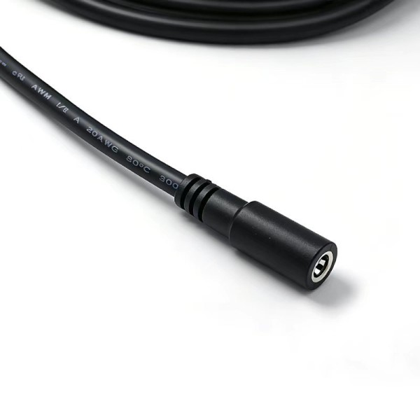5.5mm X 2.5mm DC5525 12V DC Power Extension Cable for CCTV Surveillance Camera,LED Strip,Solar Panels and Power Adapters