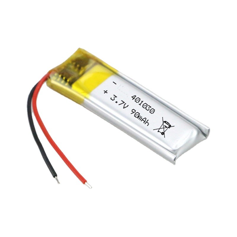3.7V 90mAh Li Polymer Battery 401030 For Smart Device