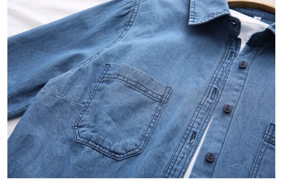 Lightweight 100% Cotton Plain Denim Shirt Fabric Black 4.5 Oz 152gsm