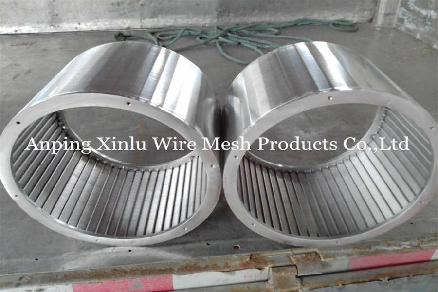 Non Clogging Continuous Slot Screen Cylinder For Continuous Centrifuge