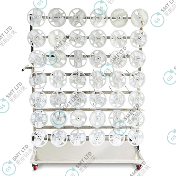 SMT ESD Reel Storage Shelving Rack Trolley Cart