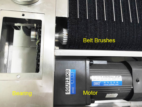 Stainless Steel 304 Automatic Sole Cleaning Machine For Clean Room
