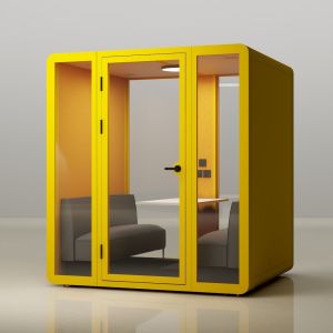 Customizable Soundproof Booth with High Soundproofing Level and Modern Design