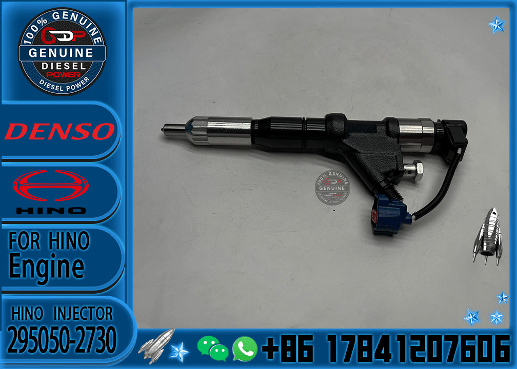 Common Rail fuel Injector 295050-2730 23670-E0A70 for Hino truck 700 diesel engine