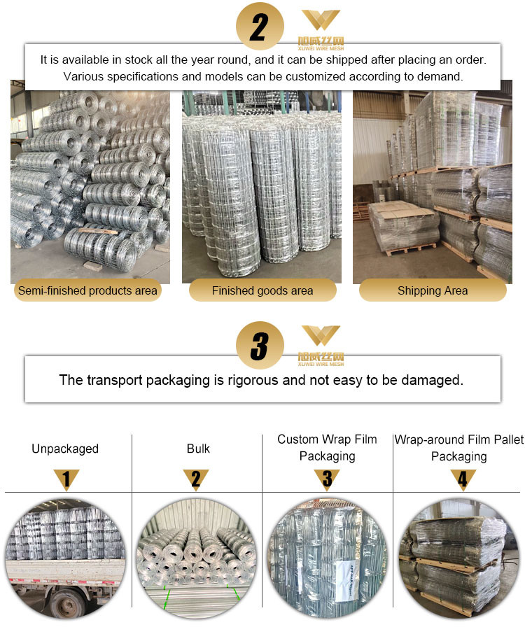 Corrosion Resistance Super Knot Horse Mesh Fencing With Excellent Weather Resistance And Good Ventilation