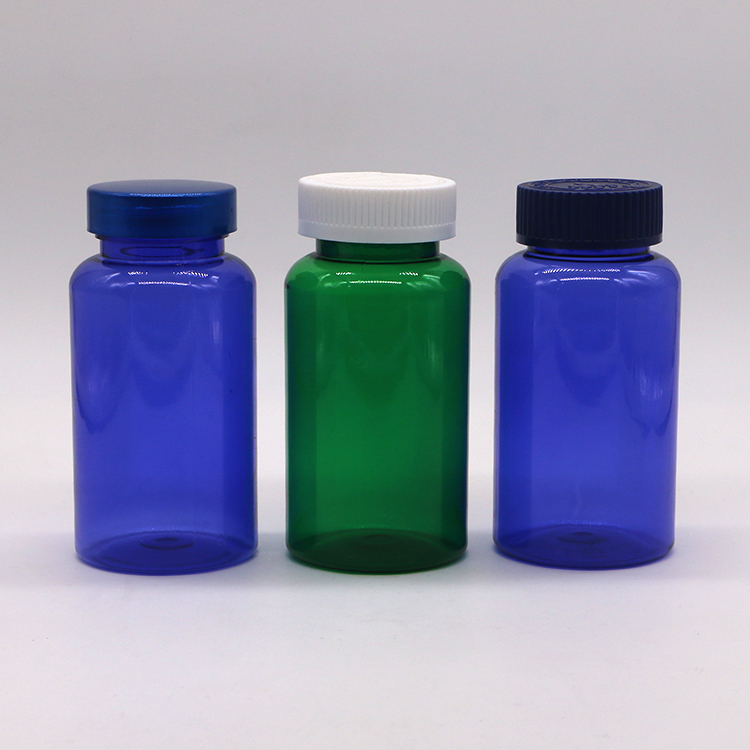 250mL Pill Bottles Medicine Pill Capsule Containers with Child Resistant Lids made of PET
