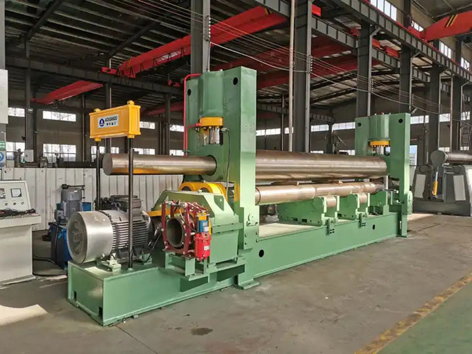 Upper Roller Universal Hydraulic 3 Roller Plate Bending Machine PLC