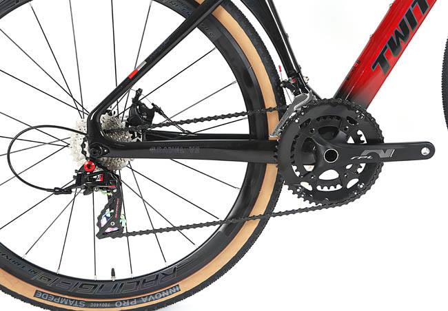 T900 Carbon Fiber Gravel Bike , 45cm Road Bike GRAVEL V2 22 Speed 40C