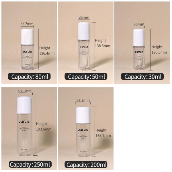 30ml 60ml 80ml 100ml 120ml PTEG Sub-bottle Cosmetic Transparent Empty Plastic Fine Spray Bottle for Essence Toner Emulsion