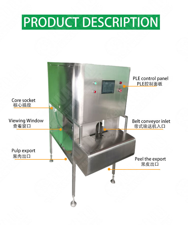 Fruit Splitter 1000pcs/H Mango Peeler Slicer Machine