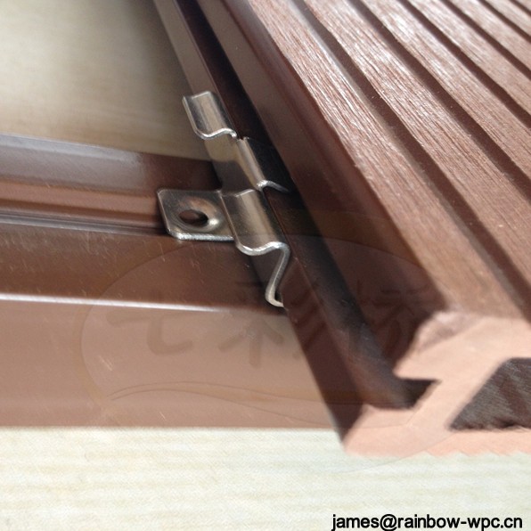 High Quality OEM Custom Easy Installation Stainless Steel WPC Decking Clips For Wooden Connectors