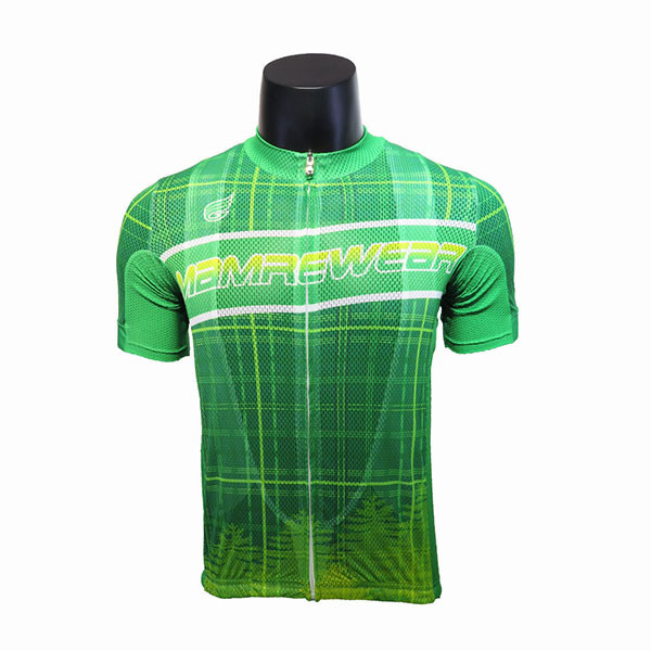 Mesh Fabric Premium Summer Cycling Jersey With Three Pockets Anti - UV