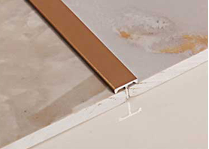 T shaped aluminum floor dividing profile