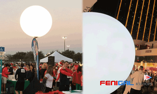 800W Inflatable LED Light Balloon with Tripod: Powerful Outdoor Advertising