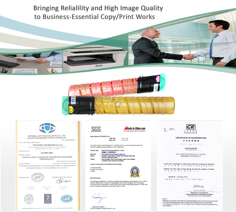 MPC2051 Colour Laser Toner Cartridge Aficio MPC2551 For Aficio MPC2031 MPC2531