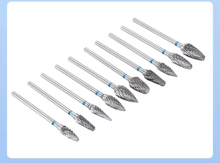 Dental Lab Use Tungsten Carbide Burs 10pcs/Set Dental Carbide Drill Kit For Micromotor