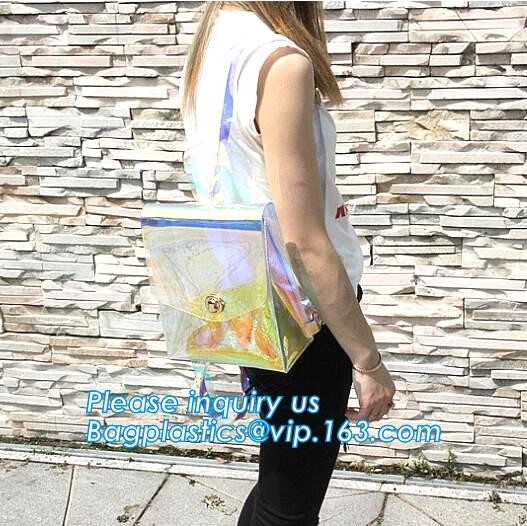 pocket transparent pvc clear backpack wholesale with padded straps, Waterproof Clear School Student Transparent PVC Back