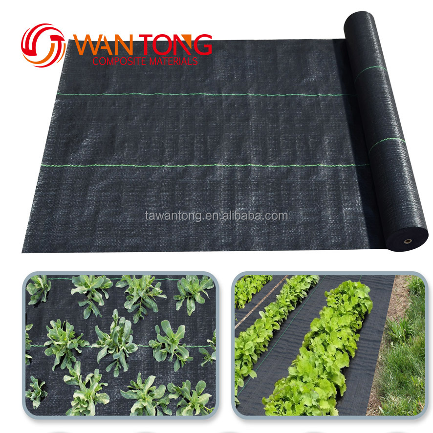 40gsm-230gsm Agriculture PP Ground Cover Fabric for Weed Control in Strawberry Garden