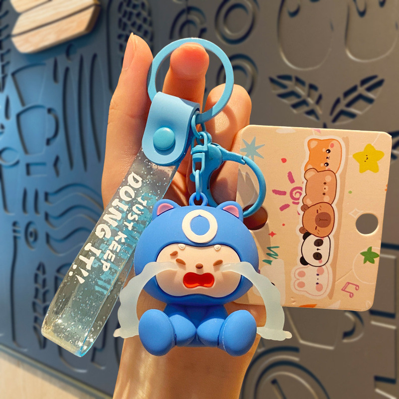 Soft Silicone Custom Keychain Charms Stainless Key For Fashionable Bags Purse Handbag