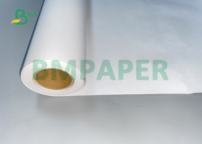 80g White CAD Plotter Paper Inkjer Print Virgin Pulp Waterproof 310 * 150m