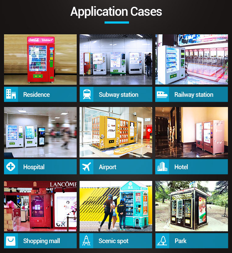 Double Cabinet Large Capacity Gum And Snack combo vending machines Made In China Low Price