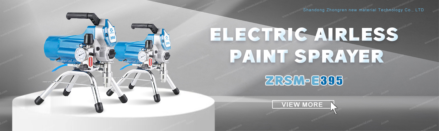 CE Certification 395 Electric Airless Paint Sprayer Adjustable Pressure 1000 Watt