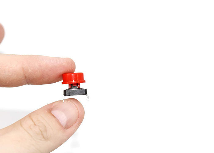 12x12x7.3mm Push Button Switch Cap 12V Round Assortment Kit DIY Project
