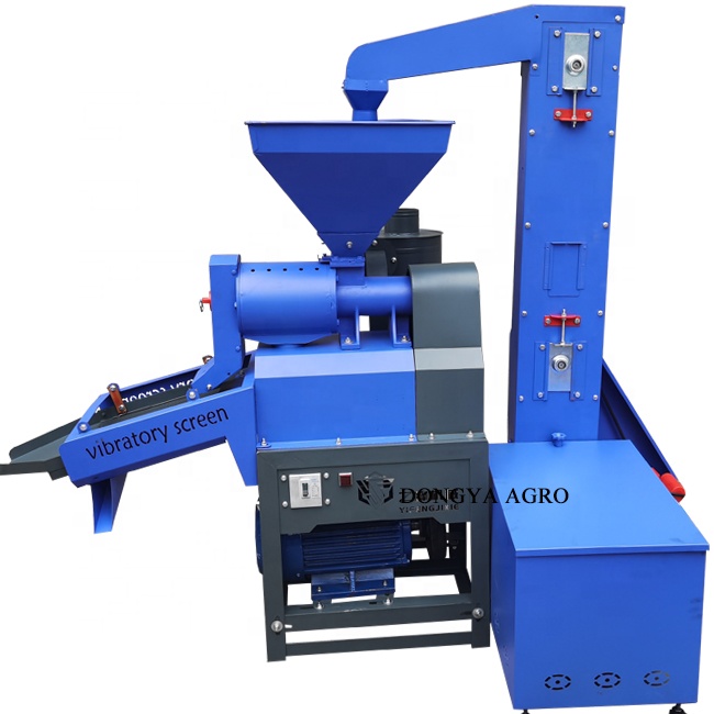DONGYA AGRO 750KG Rice Mill Machine With Auto Loading Lifter