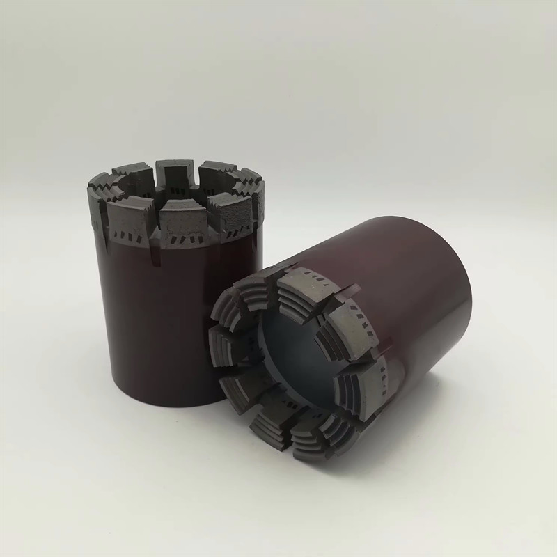 AQ BQ NQ HQ PQ Impregnated Diamond Core Bits For Exploration Wireline Drilling